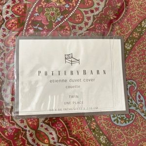 Vintage Pottery Barn Etienne Paisley Twin Duvet